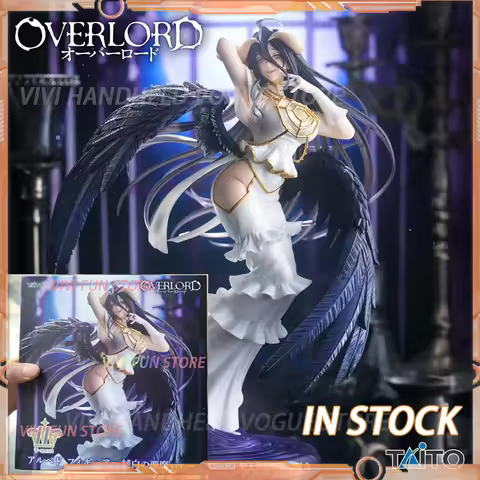 In Stock TAITO T-most OVERLORD Albedo Pure White Devil ver. Model Toys 29cm Beautiful girl Model Sta