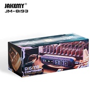 JM-8193 JAKEMY 180-IN-1ชุดไขควงไฟฟ้าไร้สายความแม่นยำสูงบิตแรงบิดแม่เหล็กสำหรับโทรศัพท์พีซีแทปเล็ตซ่อ