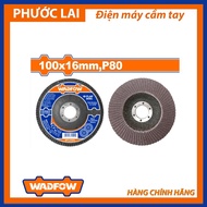 Brown folding sandpaper 100x16mm, P80 WADFOW WYL4303