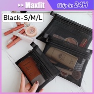 Cosmetic Mesh Pouch Washbag Wash Bag Travel Organizer Pouch Bag Mesh Box Make Up Mesh Pouch Multipur