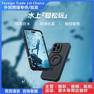 TELESIN Mobile Phone Waterproof Case IPhone 16 Pro/pro Max Protective Case Touch Screen Underwater S