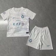 [Football jersey children's set] 23-24 Riyadh 2 away football jersey children's football jersey casual sports set can be customized