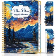 2026 Planner from Jan.2026 - Dec.2026, 6.3" X 8.5" Weekly Monthly Planner, Daily Planners Spiral Bou