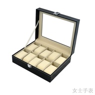 stainless watch✶✴Aluminium / PU Leather Watch Case Box 6 10 12 20 24 Slot