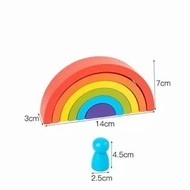 Rainbow Block - Mainan Anak #Original[Grosir]