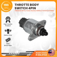 🔥ORIGINAL🔥 4PIN THROTTLE BODY SWITCH SENSOR IDLE SPEED CONTROL VALVE PERODUA MYVI ALZA KELISA KENARI
