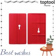 TOPTOOL Auxiliary Board, 15×8.5cm Rectangle Ceiling Auxiliary Board, Labor-saving Tools PVC Modern Red Plasterboard Fixture Gypsum Board