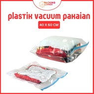 Plastic Clip Vacuum Clothes Suitcase Space Saver Multifunction 40x60cm