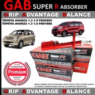 TOYOTA AVANZA 1.3 1.5 F652/653 / AVANZA 1.3 1.5 F601/F602 - ORIGINAL GAB SUPER R FRONT ABSORBER / RE