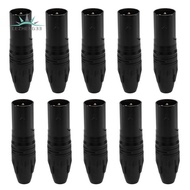 DIY Microphone XLR 3Pin Male Plug DIY Microphone 3Pin Connector XLR 3Pin Connector