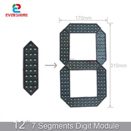 12 Inch   7 Segment Outdoor Waterproof Digital Number Board For LED Gas Station Electronic F