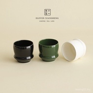 Mr. Eleven combo One Bean Drinking More Latte Latte Mug High-value Italian Espresso White Coffee Cup