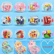 Eraser Lunch Box Pencil Eraser‬ Set For Food "Beautiful Hero