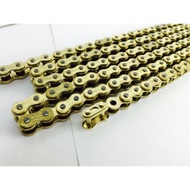 415H HEAVY DUTY GOLD CHAIN RANTAI 415 GOL EMAS RACING CHAIN CREVON 122L Lc135 ex5 kriss y15 std