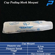 Pudding Cup/Plastic Pudding Cup/Jam Cup/Merpati Cup