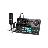 MAONO Audio Interface Audio Mixer Mixer Portable Podcast Stereo Mixer Delivery Equipment Android/ios/Windows/macOS Support YouTube Tiktok Face