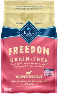 Blue Buffalo Freedom Grain Free Natural Adult Small Breed Dry Dog Food Chicken