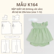 PAPER SHEET A0 BABY SUIT K164 (NOT A PAPER)