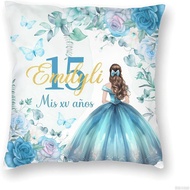 Personalized Mis Quince Años Pillowcase Custom Mis XV Años Quinceañera Pillow Cover Quinceanera Pill