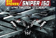 Decals, Sticker, Motorcycle Decals for Yamaha Sniper 150,016,