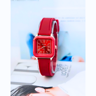 Mulia Agung99 Jam Tangan Alba Cewek Wanita Dewasa Fashion Strap Karet Rubber