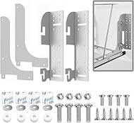 5WB-DMKIT Cabinet Door Hinge Mount Kit, 6-Way Adjustable Heavy Duty Metal Brackets for Cabinet Organ