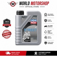 Liqui Moly Motorbike 2T Street 1504 Semi Synthetic 2 Stroke Engine Oil 1L API TC JASO FC For RXZ KR1