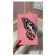 Lukisan Kanvas Butterfly Bukan Printing