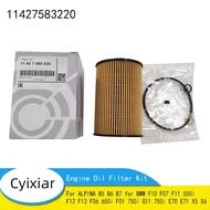 11427583220 Engine Oil Filter Kit for ALPINA B5 B6 B7 for BMW F10 F07 F11 550i F12 F13 F06 650i F01 