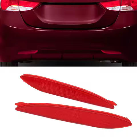 2 pcs Car Rear Bumper Reflectors For Hyundai Elantra Limited GL GLS L 2011 2012 2013 924063X000 9240