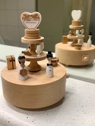 木製婚禮音樂盒 (Wonderful Life Wooden Music Box)