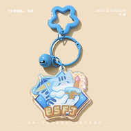 Original MBTI Cat Acrylic Keychain Cute Bag Charm Backpack Decorations Creative Cartoon Cat Pendant
