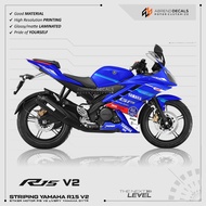 DECAL STRIPING R15 V2 GRAPHICS YAMAHA GYTR MOTORCYCLE STICKER/ R15 V2 CUSTOM VARIATIONDesign