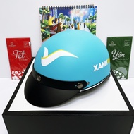 Mũ Bảo Hiểm Xe Máy XANH SM/Màu Xanh Ngọc