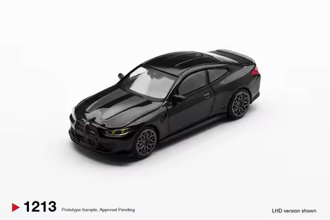 MINIGT 1:64 BMW M4 CS Black Sapphire MGT01213-CH Cars Alloy Diecast Metal Model Kids Toys Boys