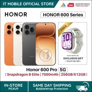 HONOR 600 Pro 5G Smartphone 28(12+16)GB+256GB / 512GB ROM Next-Gen AI Imaging 7000mAh Battery