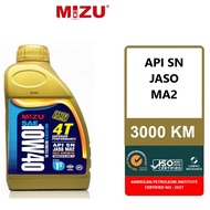 Mizu API SN Fully Synthetic Lubriant Motorcycle Engine Oil (1L) [ 10W40(4T)~15W50(4T) ]