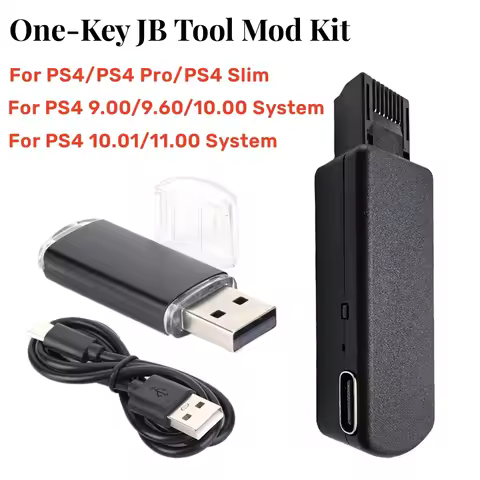 One-Key JB Tool Mod Kit JB USB Adapter with Type-C Cable Game Accessories For PS4 Pro/ PS4 Slim/ PS4