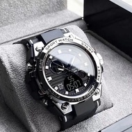 Original POSHI Top Brand Luxury Digital Watch Men Sports Watches Fashion Men's Military Rubber Strap G Shock LED Watch for Man Outdoor Dual Display Multi-function Electronic Clock
