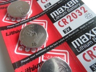 日本萬勝 Maxell CR2032 / CR2025 / CR2016 Lithium Battery 3V 電力強勁鋰電池 2032年12月才到期