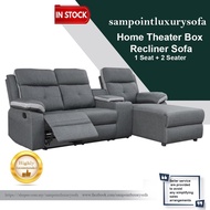 SamPoint 1 Seat + 2 Seater Home Theater Box Recliner Sofa Ready Stock + Free Shipping  Ruang Tamu So