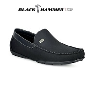 Black Hammer Men Causal Shoe Slip On Moccasin HTAC1018WK