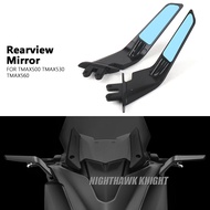 Suitable for YAMAHA TAMX 500 530 560 TMAX560 2020 2021 Motorcycle Rearview Mirror Fixed Wind Wing Reflector Side Wing Mirror
