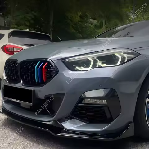 MP Style Front Bumper Spoiler Lip Splitte Diffuser for BMW 2 Series F44 225i M235i M240i Gran Coupe 