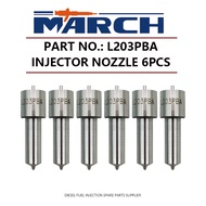 6pcs Fuel Injector Nozzle Tips L203PBA DLL203PBA for Steyr WD615.46 Engine KBEL132P110 HOWO WD615.50