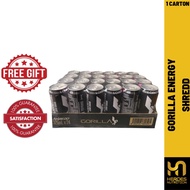GORILLA Shredd Electric Grape Carton - Pre - Workout Energy Drink, Power, Fat Burner & Performance