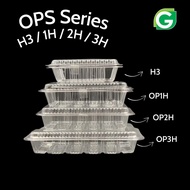 Clear Kuih Box OPS -  OP1H / OP2H / OP3H / H3 / L01H / L02H / L03H / H3L Bekas Kuih Lutsinar