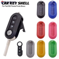DREAMFOREST 3Pcs/set 3 Buttons Remote Modified Flip Silica Car Key Shell Cover Blade Key Cover Case 