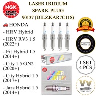 90137 (DILZKAR7C11S) PALAM PENCUCUH NGK LASER IRIDIUM SPARK PLUG HONDA HYBRID CITY JAZZ HRV FIT NGK 