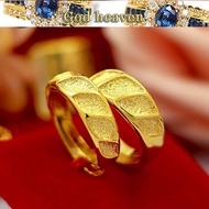 916 gold shop 1:1 couple couple ring yellow 916 gold opening smooth matte ring yellow 916 gold very 